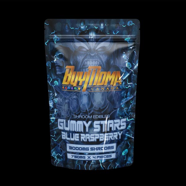 Home - Buy MDMA Canada Shroom Gummy Stars - Blue Raspberry - 3000MG