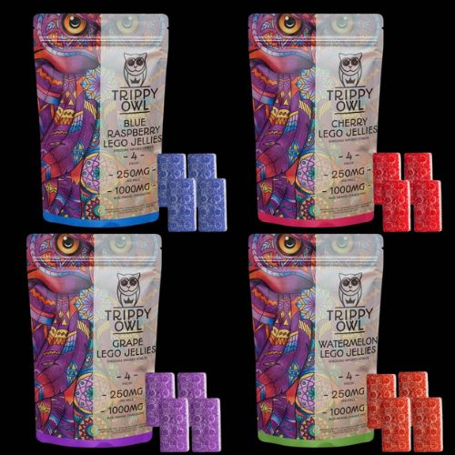 Trippy Owl Lego Jellies – 1000mg Gummies