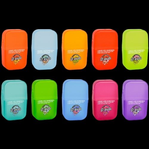 Donuts Live Diamonds 2G Dual THC Disposable Vape - Molly Canada Donuts Live Diamonds 2G Dual THC Disposable Vape - Image 3